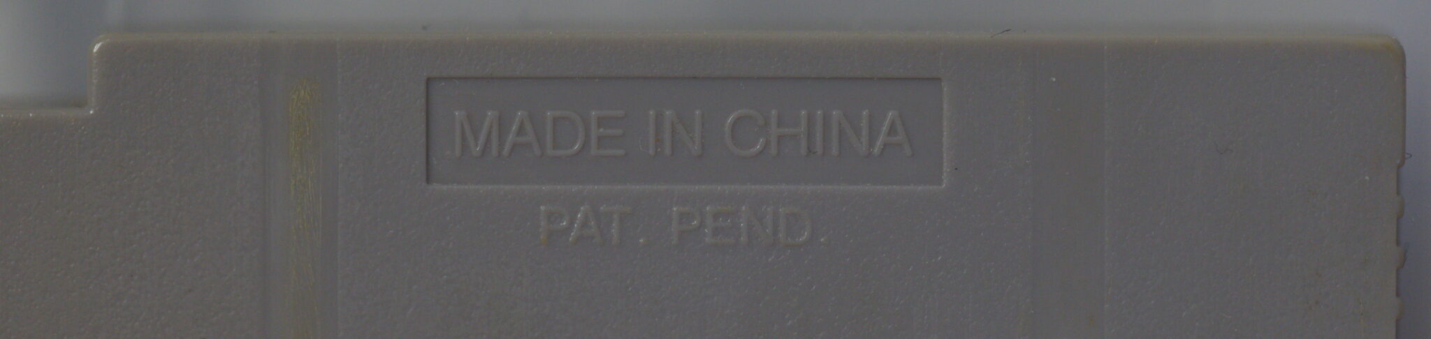 Chinesische Cartridge - Rückseite